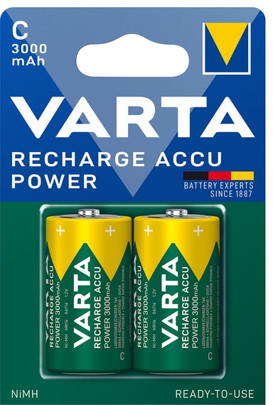 Varta Power C 3000Mah batteri (2-pakk)