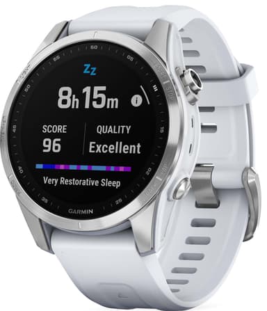 Garmin Fenix 7S smartklokke 42 mm (hvit)