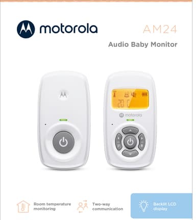 Motorola AM24 babymonitor 760310
