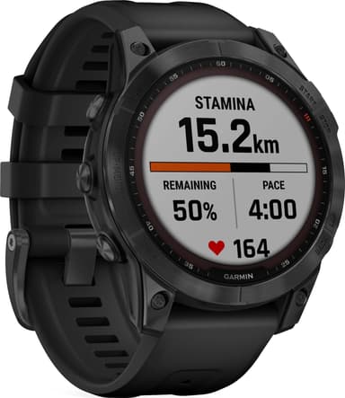 Garmin Fenix 7 Solar smartklokke 47mm (sort)