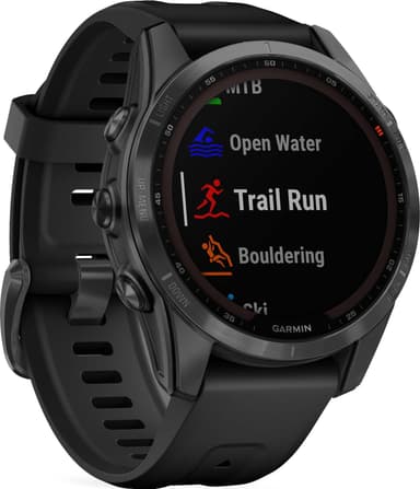 Garmin Fenix 7S Solar smartklokke 42mm (sort)