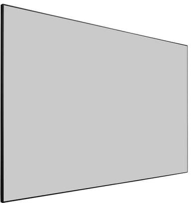 Grandview Edge 120” rammespent lerret (grå)