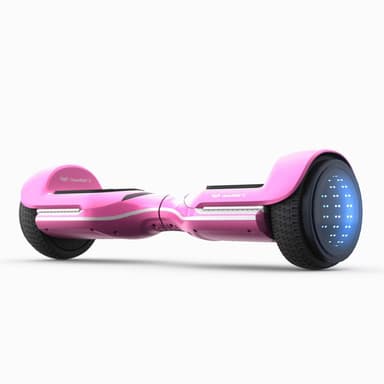 ClassyWalk® 2 LED Hoverboard - Rosa/Hvit
