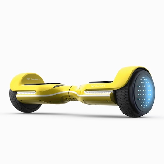 ClassyWalk® 2 LED Hoverboard - Gul/Hvit