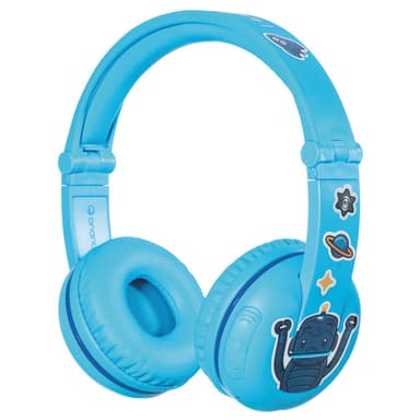 BuddyPhones PLAY BT on-ear hodetelefoner (blå)