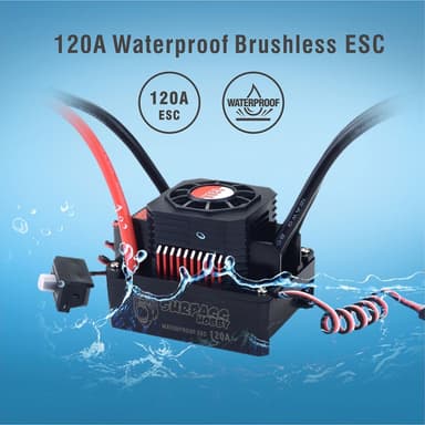 Surpass Hobby Combo 120A ESC m/3670 2650KV BL WP