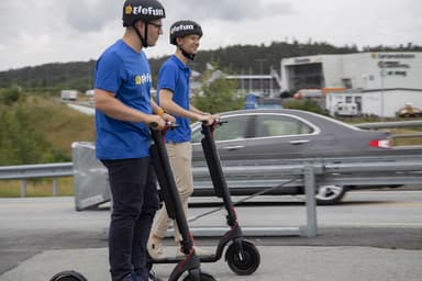 SmudRide 350LR - Elektrisk sparkesykkel 30km/t +