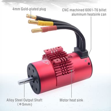 Surpass Hobby Combo 120A ESC m/3670 2650KV BL WP