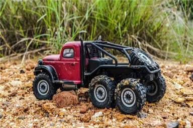 FMS Atlas 1/18 6x6 Crawler RTR Rød