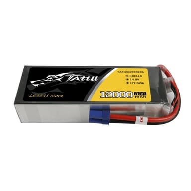 4s 12000mAh - 30C - Gens Ace Tattu - EC5