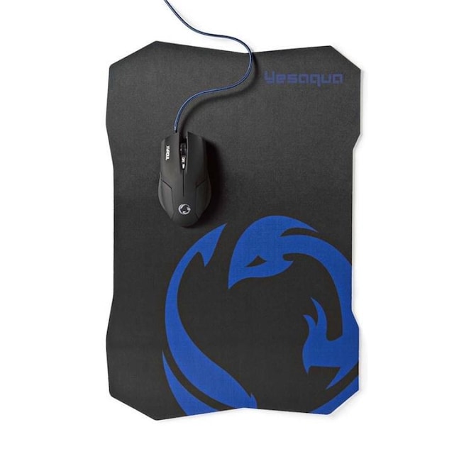 Nedis Gaming Mouse & Mouse Pad Set | Wired | 800 / 1200 / 1600 dpi | Justerbar DPI | Antall knapper: 6 | Right-Handed | 1.50 m | Normal Lighting