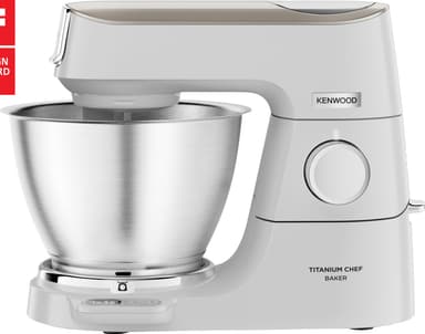 Kenwood Titanium Chef Baker kjøkkenmaskin KVC65001WH (hvit)