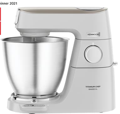 Kenwood Titanium Chef Baker Lite kjøkkenmaskin KVL65001WH (hvit)