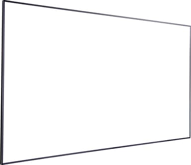 Grandview Edge 120” rammespent lerret (hvit)