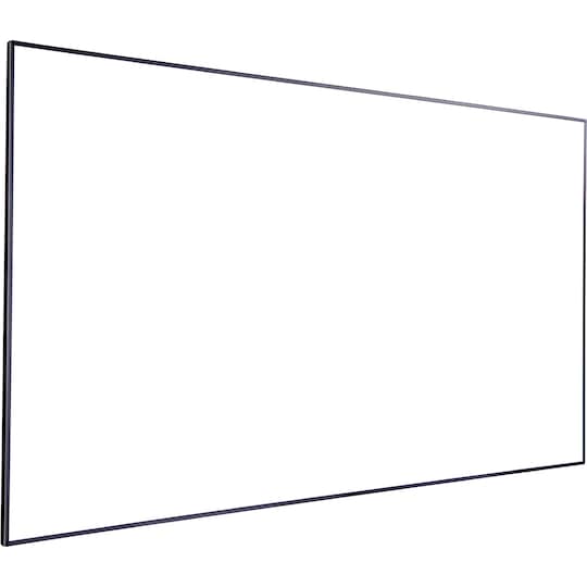 Grandview Edge 100” skjerm med fast ramme (hvit)