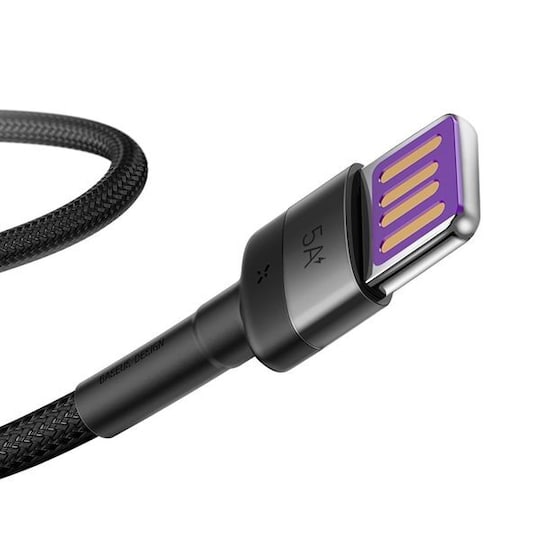 Baseus Cafule USB - USB-C 40W 1,0 m Grå/Sort