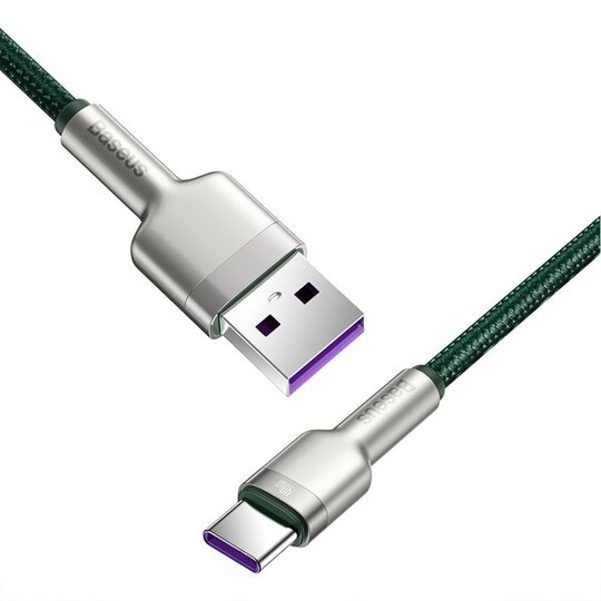 Baseus Cafule Metal USB - USB-C 40W 2 m Grønn