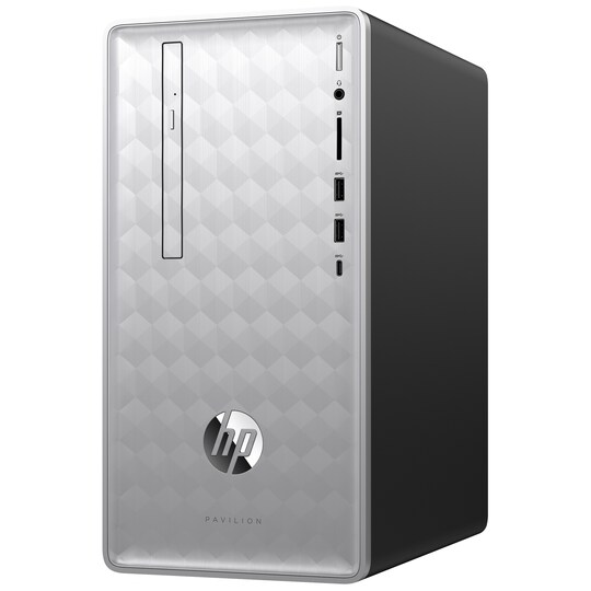 HP Pavilion 590-p0805no stasjonær PC (sølv)