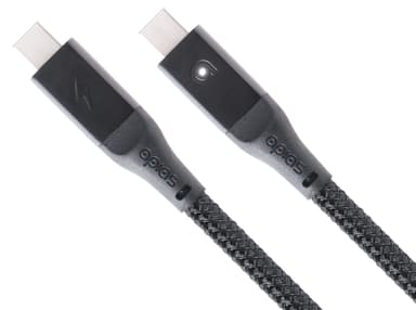 apias Smart USB-C til  USB-C ladekabel 2 m (sort)