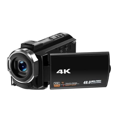 Videokamera 4K/48 megapiksler/16x zoom/nattsyn/fjernkontroll