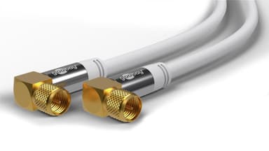 Goobay SAT-antennekabel (135 dB), 4x skjermet
