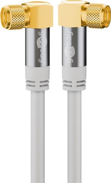 Goobay SAT-antennekabel (135 dB), 4x skjermet