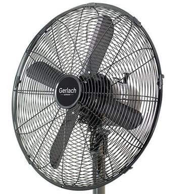 Gerlach Velocity Fan GL 7327 Bordvifte, Antall hastigheter 3, 100 W, Oscillasjon, Diameter 40 cm, Krom