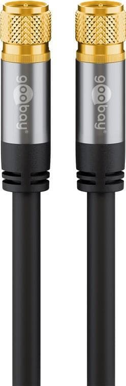 Goobay SAT -antennekabel (135 dB), 4x skjermet