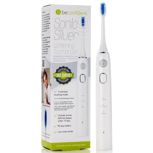 Electric toothbrush Sonic Whitening white / silver