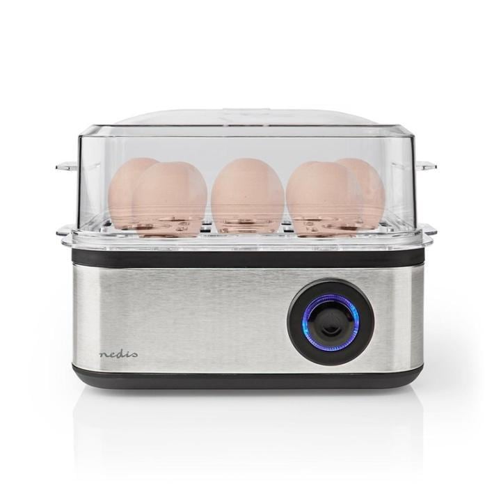Nedis egg Boiler | 8 egg | Desilitermål | Aluminium / Sort