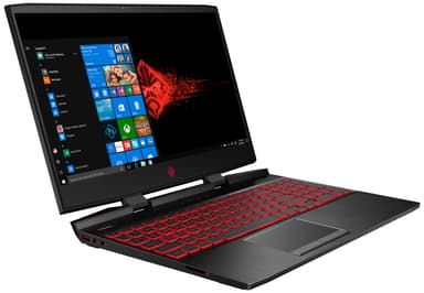 HP Omen 15-dc0805no 15,6" bærbar gaming-PC (sort)