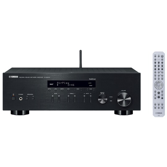 Yamaha 2.0 stereo receiver R-N303D (sort)