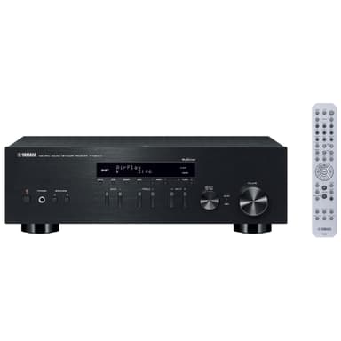 Yamaha 2.0 stereo receiver R-N303D (sort)