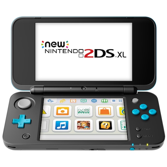 New Nintendo 2DS XL konsoll EU-modell (sort/turkis)