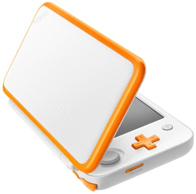New Nintendo 2DS XL konsoll EU-modell (hvit/oransje)