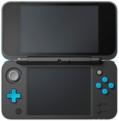 New Nintendo 2DS XL konsoll EU-modell (sort/turkis)