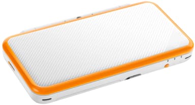 New Nintendo 2DS XL konsoll EU-modell (hvit/oransje)