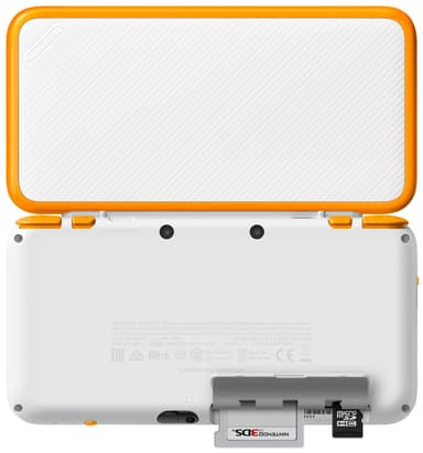 New Nintendo 2DS XL konsoll EU-modell (hvit/oransje)