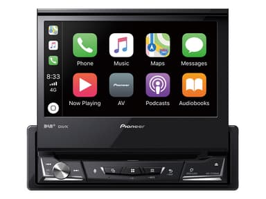 Pioneer AVH-Z7200DAB - Apple CarPlay, Bluetooth og USB