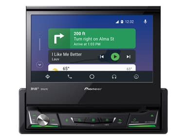 Pioneer AVH-Z7200DAB - Apple CarPlay, Bluetooth og USB