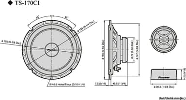 Pioneer TS-170Ci