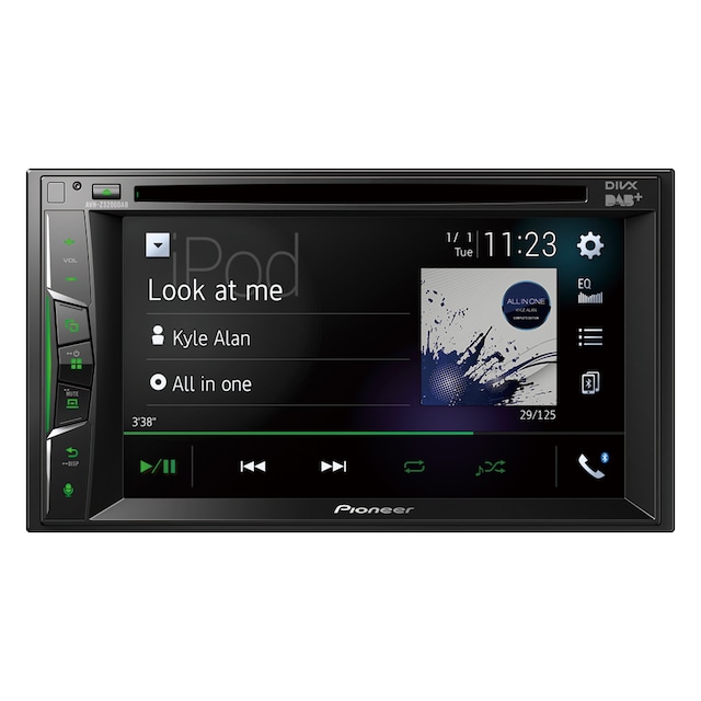 Pioneer AVH-Z3200DAB - Apple Carplay,Bluetooth og DAB radio