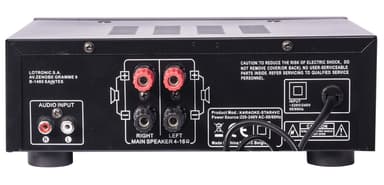 Karaokeanlegg m. Bluetooth og ekko, 2 x 75W