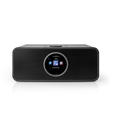 Internettradio med FM/Bluetooth, Svart