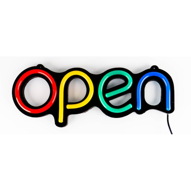 Neonskilt 39 cm ""Open""