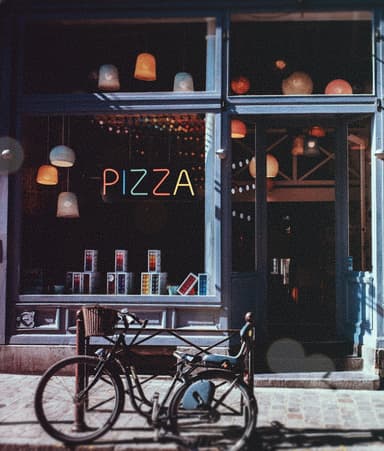 Neonskilt 60cm ""Pizza""