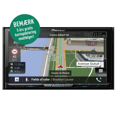 Pioneer AVIC-Z830DAB Navigasjon, Bluetooth, Trådløs Apple CarPlay