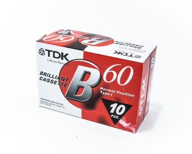 TDK Kassetter 10 x 60 min.
