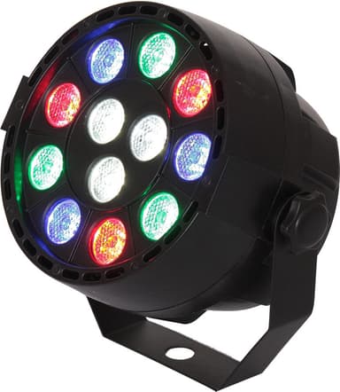 Ibiza LED PAR lampe 12 x 1W RGBW