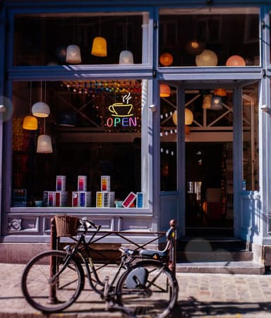 Neonskilt ""Coffee Open""